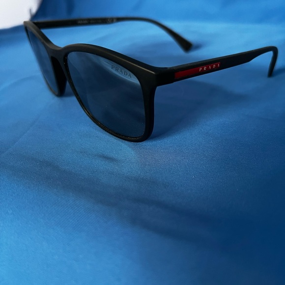 Prada Black Sunglasses with Silver Lenses - Picture 6 of 6